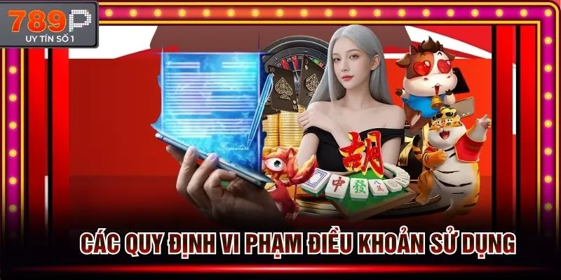 Các quy định vi phạm điều khoản sử dụng
